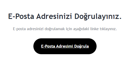 eposta doğrulama linki