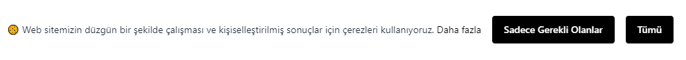 ilk çerez tercihleri