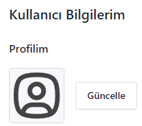 profil resminin güncellenmesi